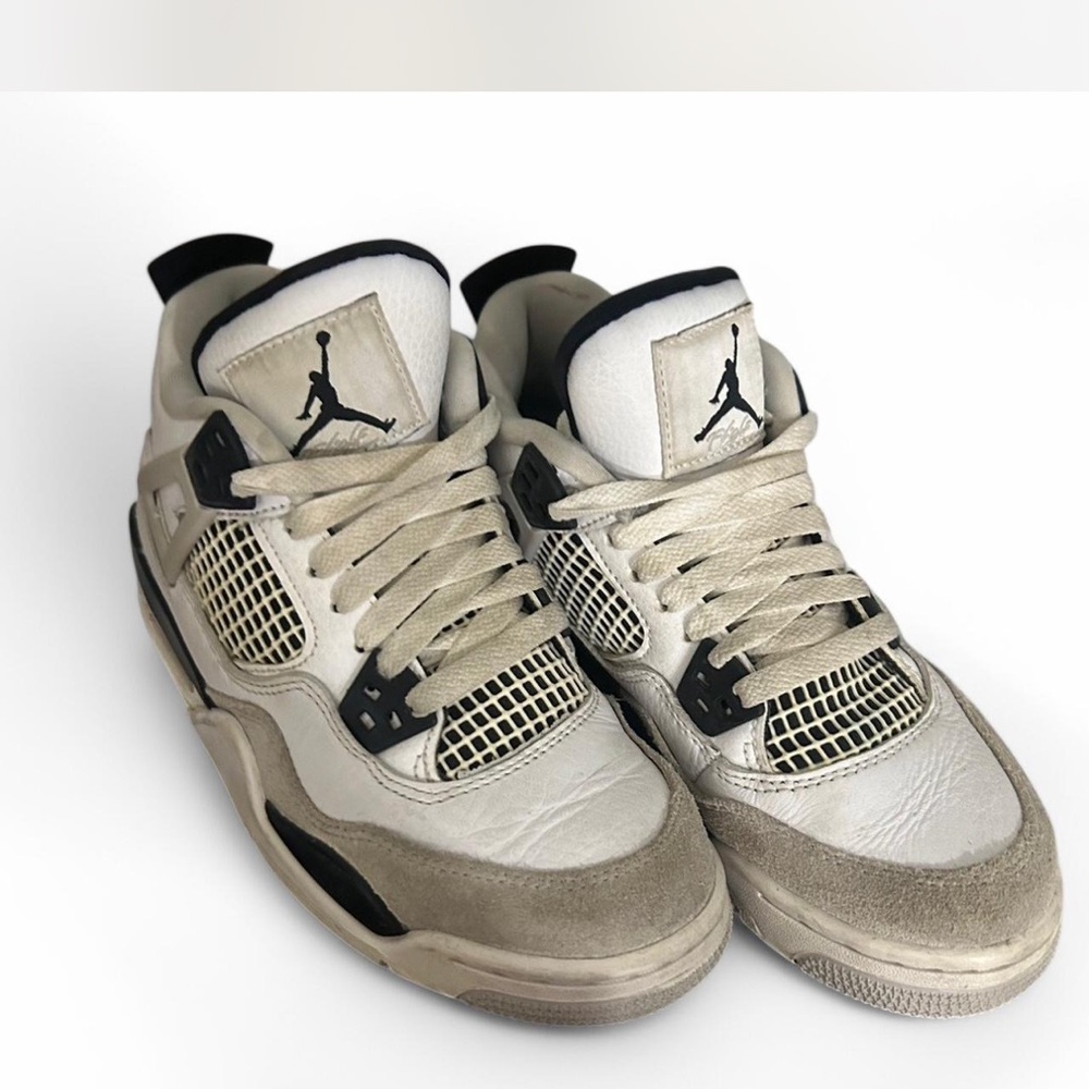 Jordan Men's Sneakers in Cream and Black